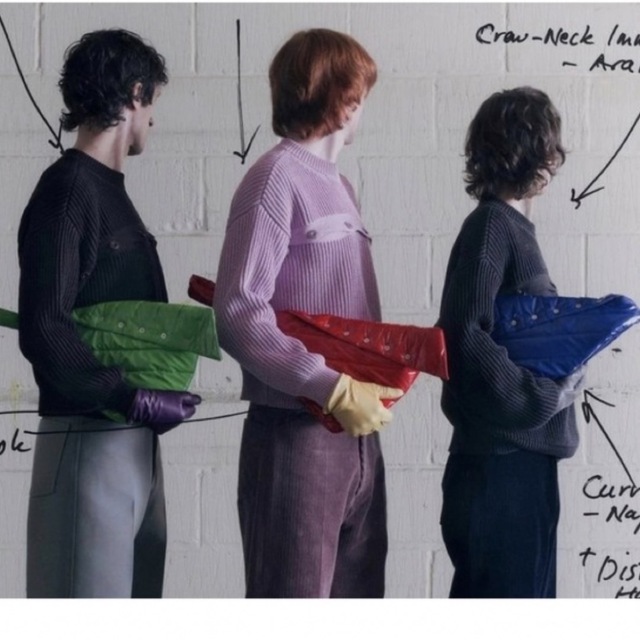 Jil Sander(ジルサンダー)のOmar Afridi 22AW クルーネックイマージョンニット メンズのトップス(ニット/セーター)の商品写真