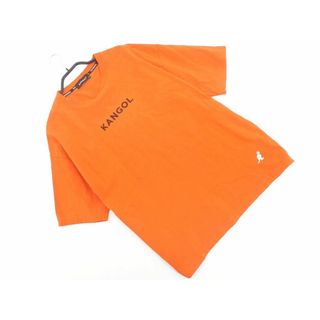 カンゴール(KANGOL)のKANGOL カンゴール ロゴ刺繍 オーバーサイズ Tシャツ sizeM/オレンジ ■◆ メンズ(Tシャツ/カットソー(半袖/袖なし))