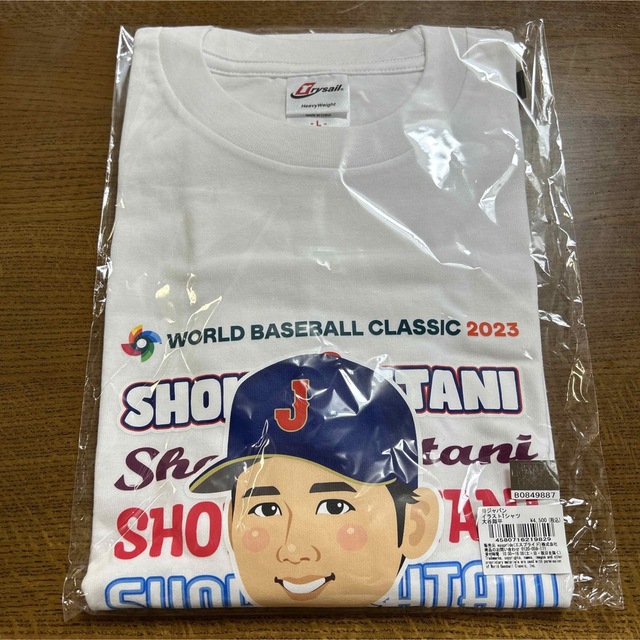 楽天スーパーセール】 大谷翔平選手 新品未使用 Lサイズ WBCイラストT