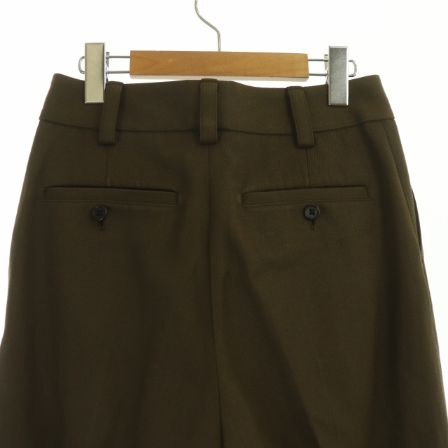 マーガレットハウエル 22AW ウールコットン2タックトラウザーズ パンツ 1