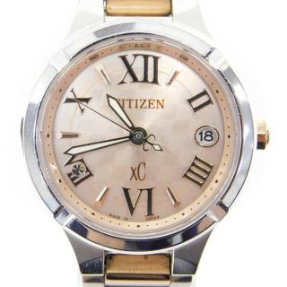 シチズン(CITIZEN)のシチズン 腕時計 アナログ クォーツ 電波ソーラー クロスシー 3針 カレンダー(腕時計)