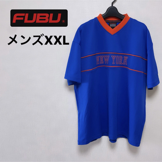フブ(FUBU)のFUBU ゲームシャツ ゲームウェア フットボール Vネック HIPHOPE(Tシャツ/カットソー(半袖/袖なし))