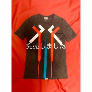 □LES HOMMES (レザム)□デザインTシャツ□日本未入荷□XS(Tシャツ/カットソー(半袖/袖なし))