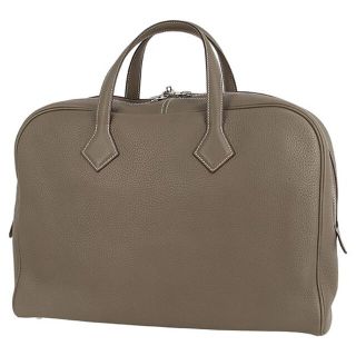 エルメス(Hermes)のエルメス ビジネスバッグ ブリーフケース クレマンス エトゥープ 美品 5148(ビジネスバッグ)