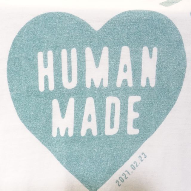 HUMAN MADE(ヒューマンメイド)のHUMAN MADE 2021 HEART LOGO TEE  メンズのトップス(Tシャツ/カットソー(半袖/袖なし))の商品写真