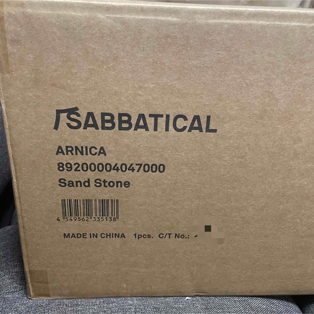SABBATICAL ARNICA サバティカル アルニカ サンドストーン 新品 SABBATICAL ARNICA サバティカル アルニカ サンドストーン 新品
