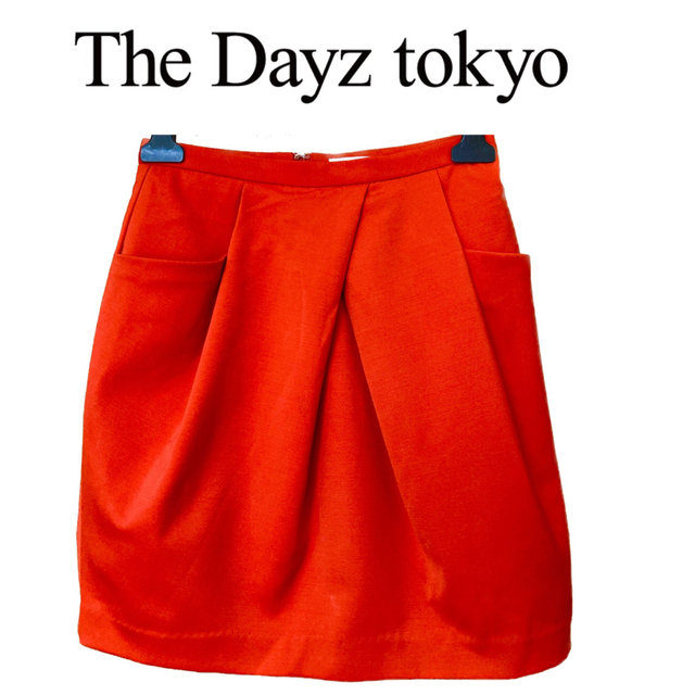 【The Dayz tokyo】新品未使用品同等美品スカート　鮮やかレッド