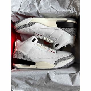 ナイキ(NIKE)のNIKE AIR JORDAN 3 RETRO White Cement 30(スニーカー)