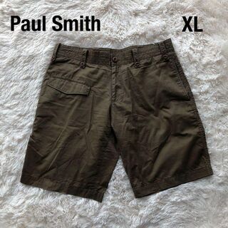 ポールスミス(Paul Smith)のPaul Smithポールスミス　ショートパンツ　ハーフパンツ　カーキ　XL(ショートパンツ)