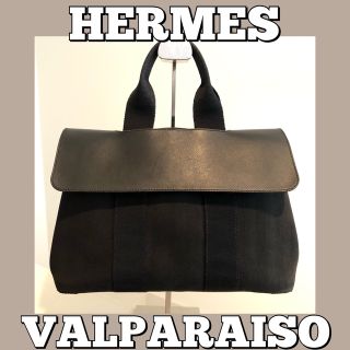 エルメス(Hermes)の☆HERMES☆エルメス/ヴァルパライソ/ハンドバッグ/黒/エール/PM/ポーチ(ハンドバッグ)