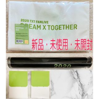 トゥモローバイトゥギャザー(TOMORROW X TOGETHER)のTXT 2020 FANLIVE スローガン ショッパーバッグ ミニフォト(アイドルグッズ)