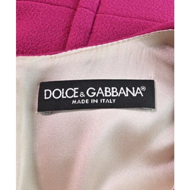 DOLCE&GABBANA(ドルチェアンドガッバーナ)のDOLCE&GABBANA ワンピース 36(XS位) ピンク 【古着】【中古】 レディースのワンピース(ひざ丈ワンピース)の商品写真