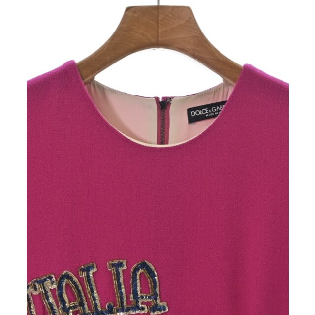 DOLCE&GABBANA - DOLCE&GABBANA ワンピース 36(XS位) ピンク 【古着 DOLCE&GABBANA - DOLCE&GABBANA ワンピース 36(XS位) ピンク 【古着