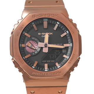 ジーショック(G-SHOCK)のフルメタル 2100シリーズ ローズゴールドIP Ref.GM-B2100GD-5AJF 中古品 メンズ 腕時計(腕時計(アナログ))