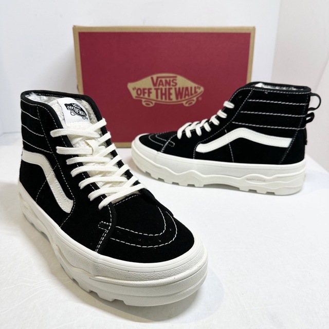 VANS - VANS/バンズ☆Sk8-Hi/スケハイ☆ブラック/黒☆厚底☆新品☆23.5
