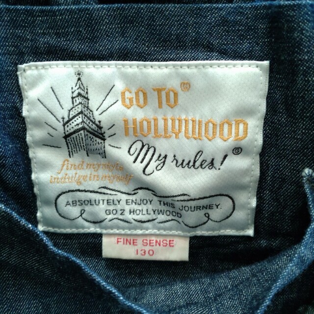 GO TO HOLLYWOOD(ゴートゥーハリウッド)のgotohollywoodオーバーオール キッズ/ベビー/マタニティのキッズ服女の子用(90cm~)(パンツ/スパッツ)の商品写真