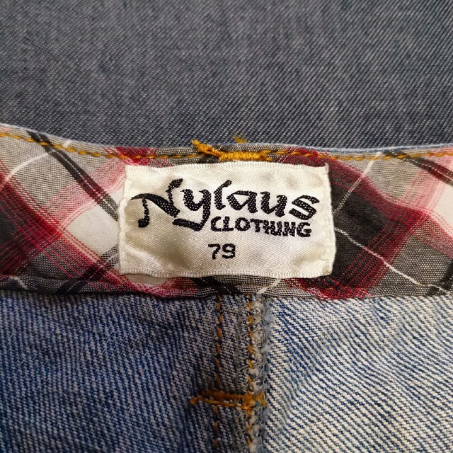 Nylaus(ナイラス)の‪☆Nylaus デニムダメージハーフパンツ‪☆ メンズのパンツ(デニム/ジーンズ)の商品写真
