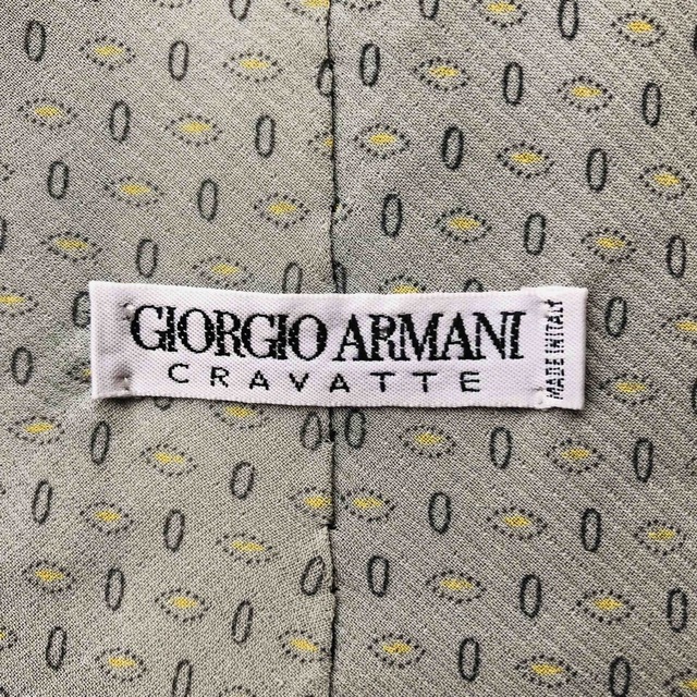 Giorgio Armani(ジョルジオアルマーニ)の大特価！ジョルジオアルマーニ ネクタイ グレー　イタリア製シルク100% メンズのファッション小物(ネクタイ)の商品写真