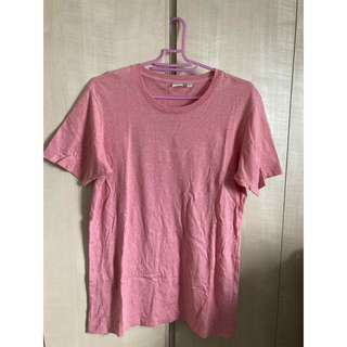 ユニクロ(UNIQLO)のUNIQLO ピンク　半袖Tシャツ(Tシャツ/カットソー(半袖/袖なし))
