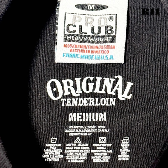 人気品！ TENDERLOIN TEE WH 半袖Tシャツ ブラック 黒 M 燃
