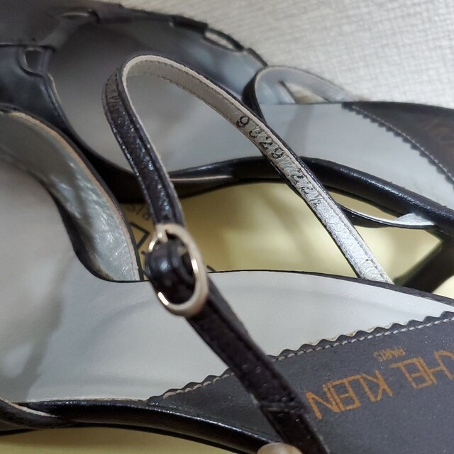 MICHEL KLEIN(ミッシェルクラン)のMICHEL KLEIN☆ミュール　アンクルパンプス　ハイヒールサンダル22.5 レディースの靴/シューズ(ミュール)の商品写真