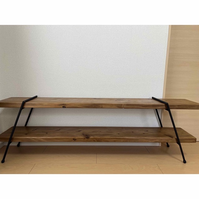 アイアンラック ハンドメイド 新生活 テレビ台 ベンチの通販 by 03's