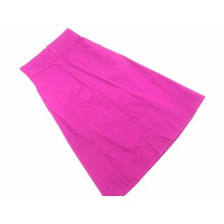 トゥモローランド(TOMORROWLAND)のマカフィー トゥモローランド Aライン 台形 スカート size32/紫 ■■ レディース(ロングスカート)