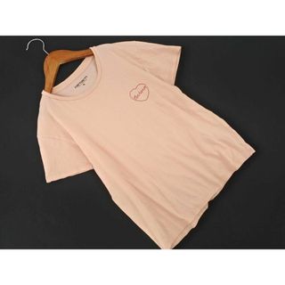 カーハート(carhartt)のCarhartt カーハート ロゴ 刺繍 半袖 Tシャツ sizeS/ピンク ■◆ レディース(Tシャツ(半袖/袖なし))