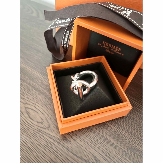 Hermes - 新品未使用 エルメス クロワゼット GM シルバーリング サイズ