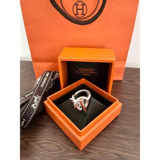 Hermes - 新品未使用 エルメス クロワゼット GM シルバーリング サイズ