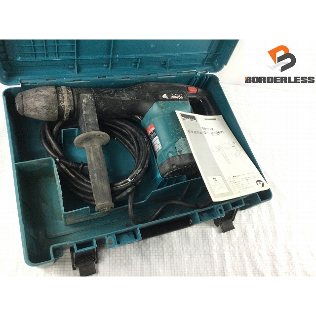 ☆中古品☆makita マキタ 電動ハンマー HM0860C ハツリハンマー SDSmaxシャンク ケース付 ハツリ機 71516