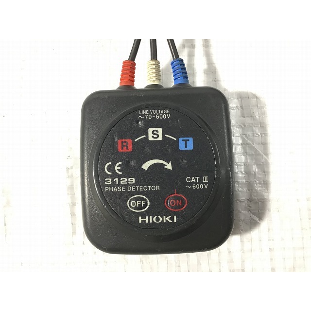 ☆品☆HIOKI 日置電機 検相器 3129 クリップ付 金属非接触タイプ