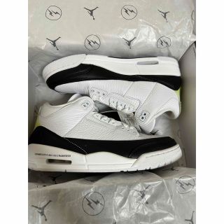 ジョーダン(Jordan Brand（NIKE）)のFRAGMENT × NIKE AJ3 "WHITE/BLACK 26.5cm(スニーカー)