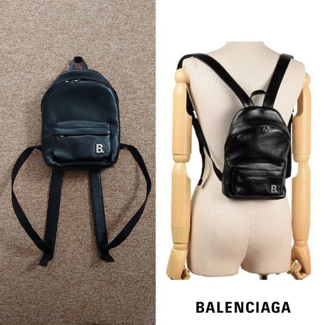 独特な店 Balenciaga - BALENCIAGA リュック Bロゴ レザー バック