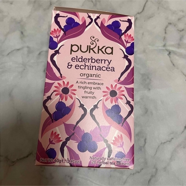 pukka パッカ　エルダーベリー＆エキナセア　ブラックカラントビューティー 食品/飲料/酒の飲料(茶)の商品写真