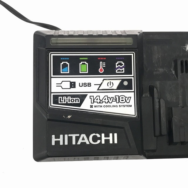 ☆品 ソケット20点以上付☆HiKOKI ハイコーキ 18Vコードレスインパクトレンチ WR18DBAL2 日立工機 充電器(UC18YSL3)付 70624