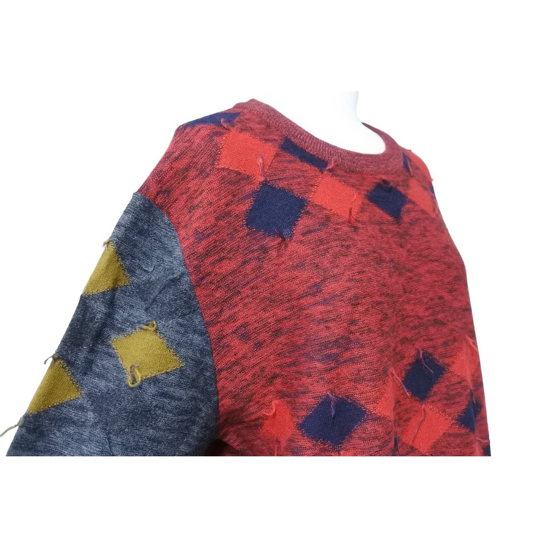 LANVIN - LANVIN ランバン ニット セーター L アーガイル マルチカラー