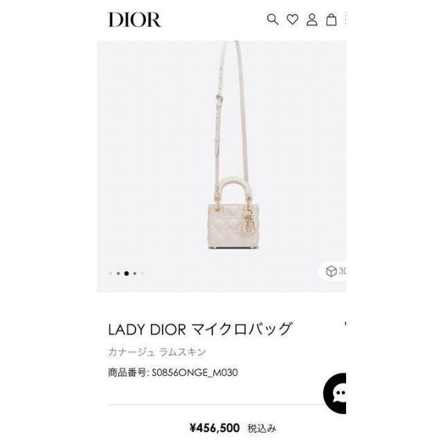 Christian Dior - LADY DIOR マイクロバッグ
