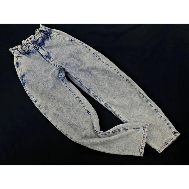 ZARA(ザラ)のZARA ザラ USED加工 テーパード デニムパンツ size32/青 ■■ レディース レディースのパンツ(デニム/ジーンズ)の商品写真