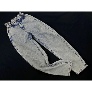 ザラ(ZARA)のZARA ザラ USED加工 テーパード デニムパンツ size32/青 ■■ レディース(デニム/ジーンズ)