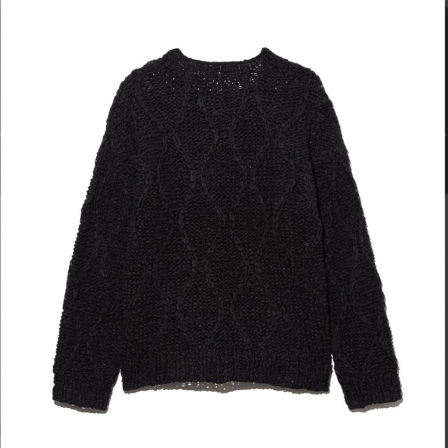 今期23ss Unused Hand Knit Sweater 3黒アンユーズド