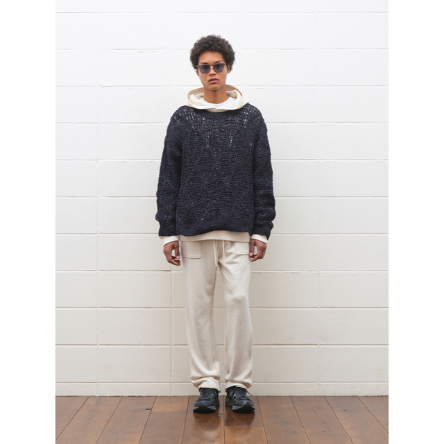 今期23ss Unused Hand Knit Sweater 3黒アンユーズド | www