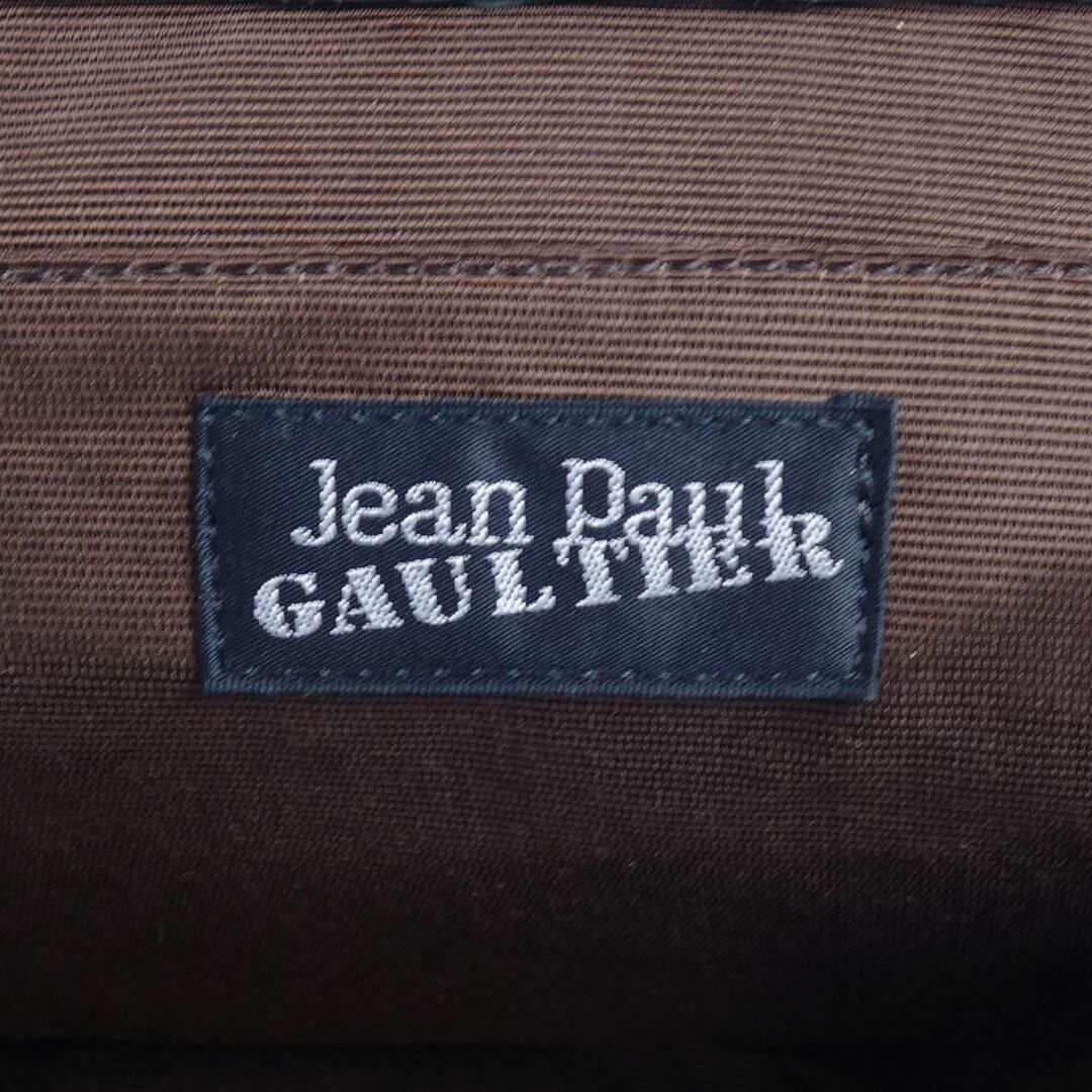 極美品 ジャンポールゴルチエ Jean-Paul GAULTIER バッグ 2way がま口 Vサイバー ハンドバッグ ショルダーバッグ ロゴ カバン 鞄 レディース カーキ 9