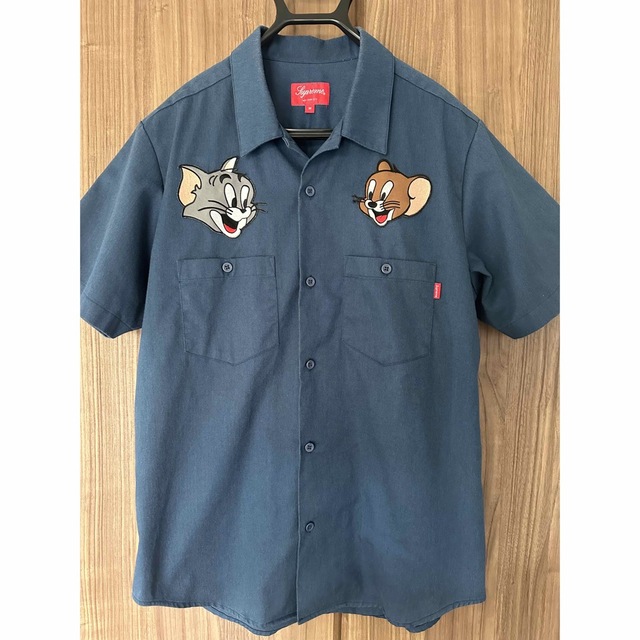 Supreme 2016FW Tom＆Jerry Work Shirt Mサイズ