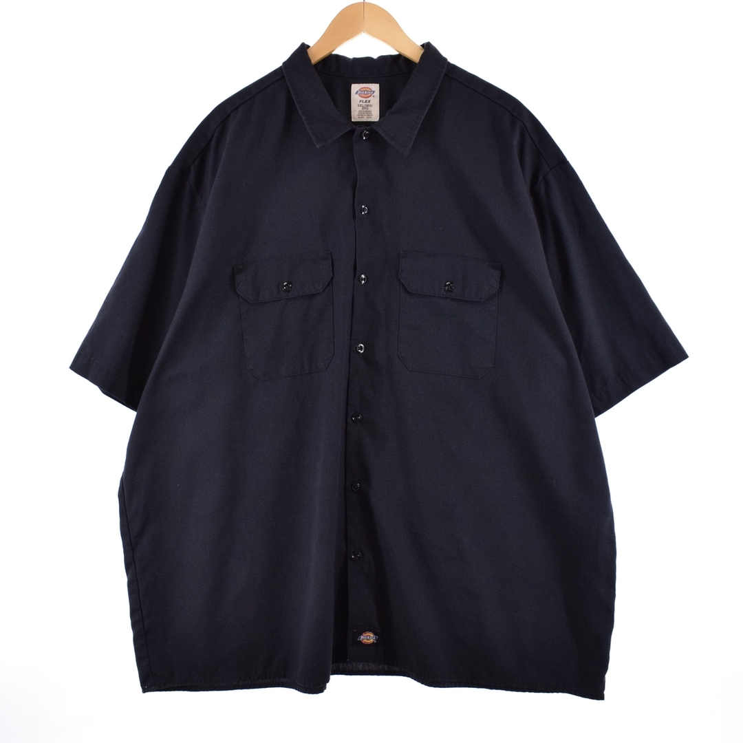 ビッグサイズ ディッキーズ Dickies FLEX 半袖 ワークシャツ メンズXXXL /eaa338041