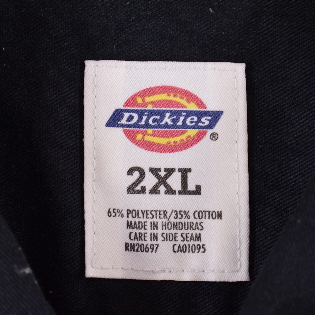 Dickies(ディッキーズ)の古着 ビッグサイズ ディッキーズ Dickies 半袖 ワークシャツ メンズXXXL /eaa338043 メンズのトップス(シャツ)の商品写真