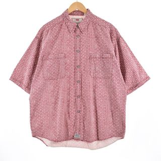 リーバイス(Levi's)の古着 リーバイス Levi's 総柄 半袖 コットンシャツ メンズXL /eaa337240(シャツ)