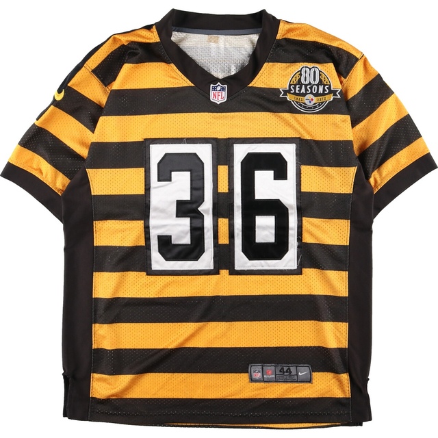 ナイキ NIKE NFL PITTSBURGH STEELERS ピッツバーグスティーラーズ メッシュ ゲームシャツ フットボールシャツ メンズL /eaa338252