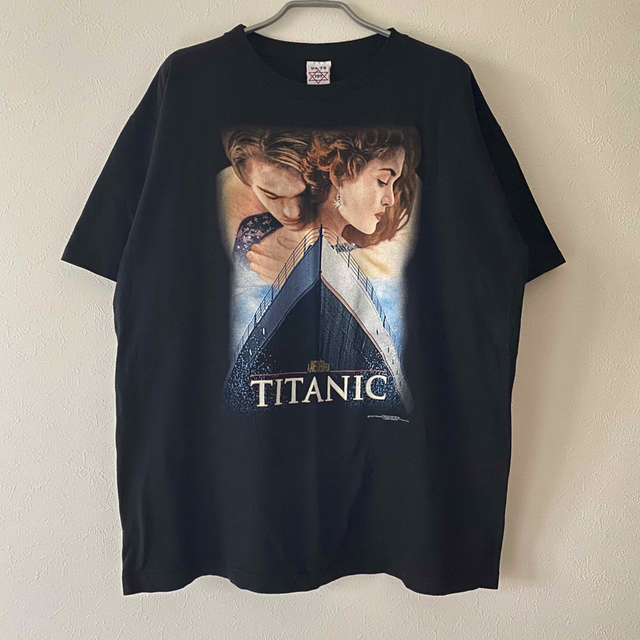 こちらから是非XL Titanic Promo Tee タイタニック 黒 Tシャツ ムービーT