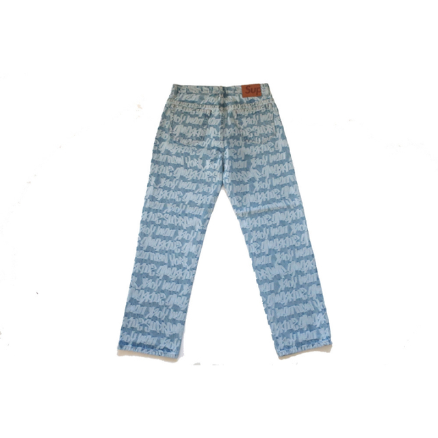 W30Supreme Fat Tip Jacquard Regular Jeanデニム/ジーンズ